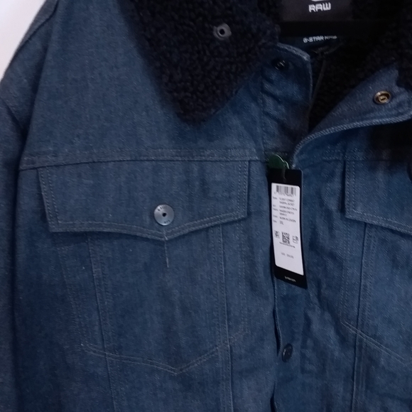 Men's G-Star Raw Flight Combat Sherpa Jacket XXL New With Tags - Picture 6 of 9